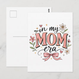 In Meiner Mama-Ära Trendiges Muttertags-T-Shirt Postkarte