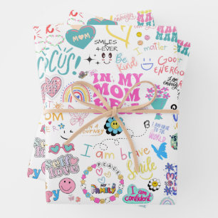 In meiner Mama era Geschenkblätter Geschenkpapier Set