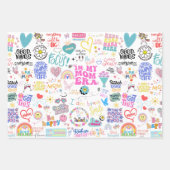 In meiner Mama era Geschenkblätter Geschenkpapier Set (Vorderseite)