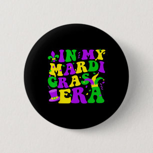 In meiner Mardi Gras-Ära Festival Retro Karneval U Button