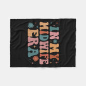 In meiner Midfrau Era Funny Women Weihnachten Fleecedecke (Vorderseite (Horizontal))