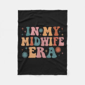 In meiner Midfrau Era Funny Women Weihnachten Fleecedecke (Vorderseite)