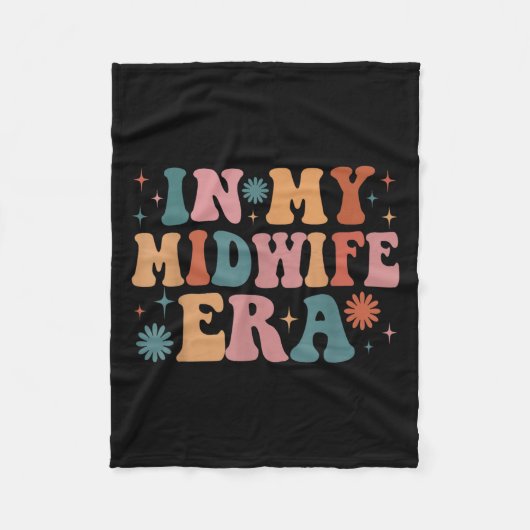 In meiner Midfrau Era Funny Women Weihnachten Fleecedecke (Vorderseite)