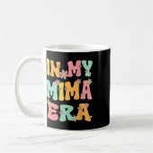 In meiner Mima Ära Retro Groovy Mima Oma Mütter D Kaffeetasse (Links)