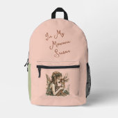 In meiner Mommasaison Wald-Land-Windelbeutel-Rucks Bedruckter Rucksack (Vorderseite)