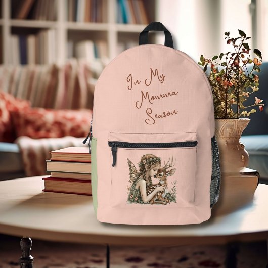 In meiner Mommasaison Wald-Land-Windelbeutel-Rucks Bedruckter Rucksack