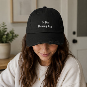 In meiner Mommy-Ära, Bekanntgabe des neuen Babys Bestickte Baseballkappe