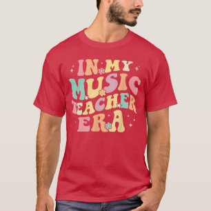 in meiner Musiclehrer-Ära Retro Back to School Mus T-Shirt