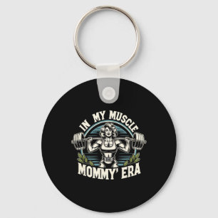 In meiner Muskelmuskulatur Mommy Era Retro Gewicht Schlüsselanhänger