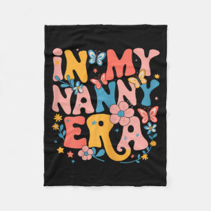 In meiner Nanny-Ära Retro Groovy Muttertag Nanny A Fleecedecke