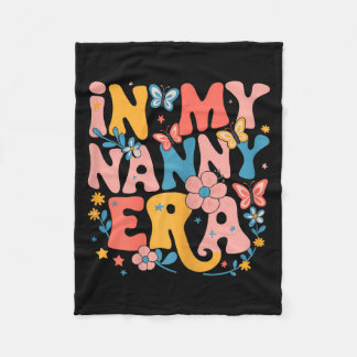 In meiner Nanny-Ära Retro Groovy Muttertag Nanny A Fleecedecke