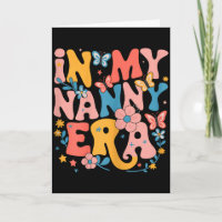 In meiner Nanny-Ära Retro Groovy Muttertag Nanny A