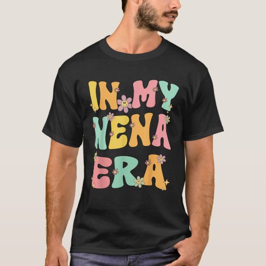 In meiner Nena Era Retro Groovy Nena Oma Mütter d T-Shirt (Vorderseite)