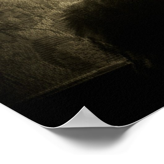 In meiner Not -2 Samuel 22:7 Poster (Ecke)