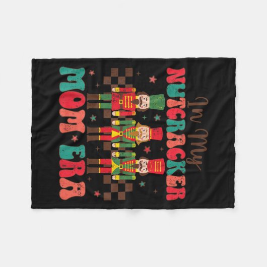 In meiner Nutcracker Mama Era Groovy Women Funny C Fleecedecke (Vorderseite (Horizontal))