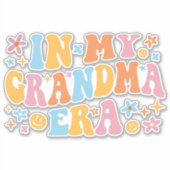 In meiner Oma-Ära I Aufkleber (Vorderseite)