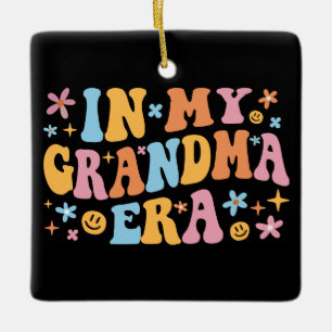 In meiner Oma-Ära ich Keramikornament