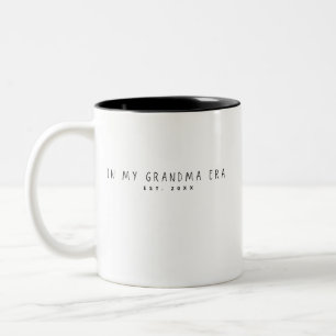 In meiner Oma-Ära Oma-Geschenk für Großmutter Zweifarbige Tasse