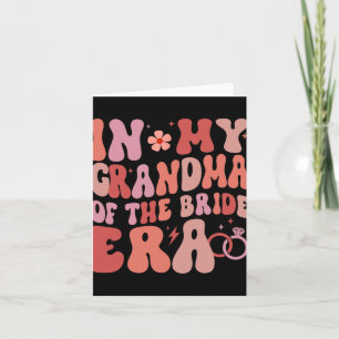 In meiner Oma der Brautzeit Groovy Wedding Day Karte