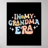 In meiner Oma Era Funny Sarcastic Groovy Retro Mot Poster (Vorne)