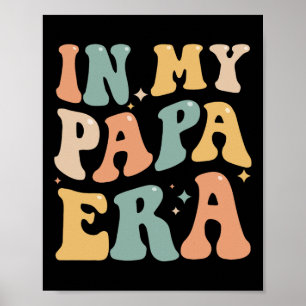 In meiner Papa-Ära Lover Groovy Retro Daddy Funny  Poster