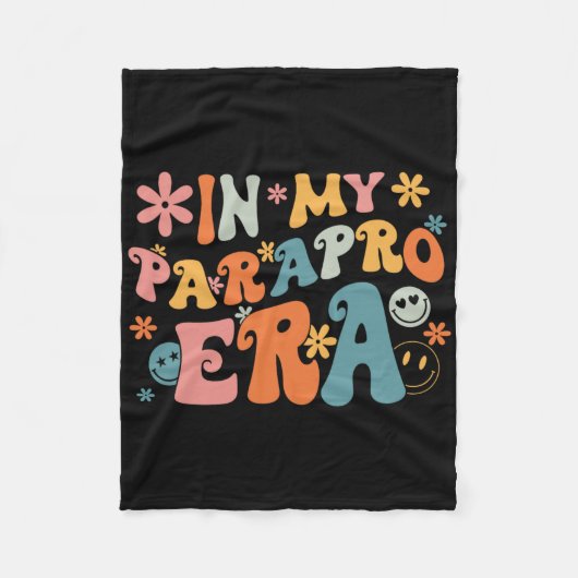 In meiner Parapro-Ära Paraprofessional Paraeducato Fleecedecke (Vorderseite)