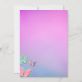 In meiner Party Einladung zum Geburtstag (Rückseite)