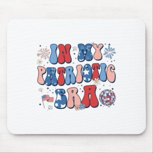In meiner Patriotischen Ära Retro 4. Juli 4. Mädch Mousepad
