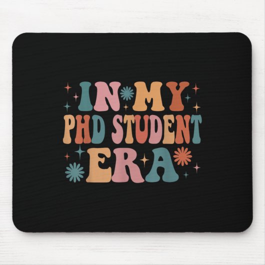 In meiner Phd Student-Ära Funny Women Weihnachten Mousepad (Vorne)