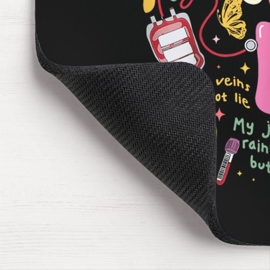 In meiner Phlebotomie Ära Techniker Phlebotomist B Mousepad (Ecke)