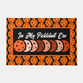 In meiner Pickleball-Ära - Orange Vibes Design Fußmatte (Vorderseite)