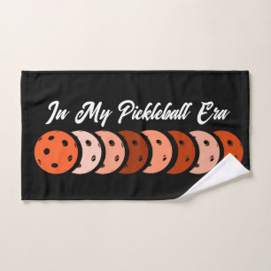 In meiner Pickleball-Ära - Orange Vibes Design Handtuch