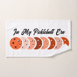 In meiner Pickleball-Ära - Orange Vibes Design Handtuch