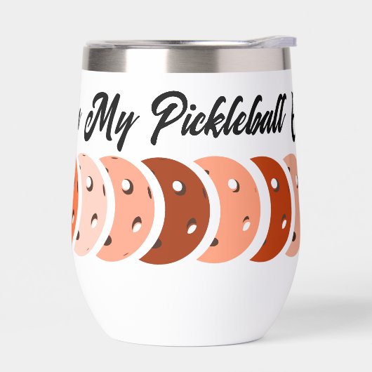 In meiner Pickleball-Ära - Orange Vibes Design T - (Links)