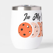 In meiner Pickleball-Ära - Orange Vibes Design T - (Vorderseite)