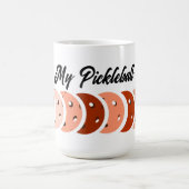 In meiner Pickleball-Ära - Orange Vibes Design T - Kaffeetasse (Mittel)