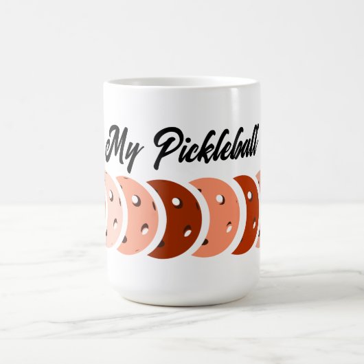 In meiner Pickleball-Ära - Orange Vibes Design T - Kaffeetasse (Mittel)