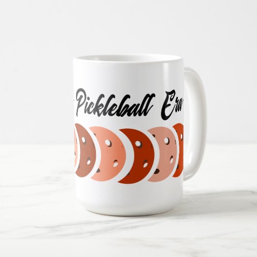 In meiner Pickleball-Ära - Orange Vibes Design T - Kaffeetasse (VorderseiteRechts)