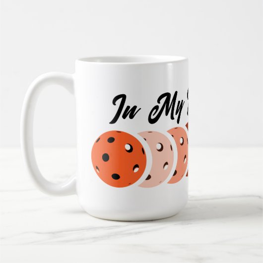In meiner Pickleball-Ära - Orange Vibes Design T - Kaffeetasse (Links)