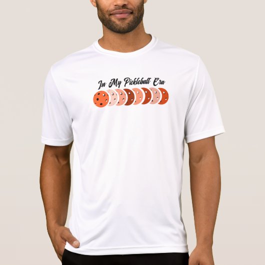 In meiner Pickleball-Ära - Orange Vibes Design T - T-Shirt (Vorderseite)