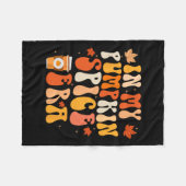 In meiner Pumpkin Gewürz-Ära Funny Retro Fall Vibe Fleecedecke (Vorderseite (Horizontal))