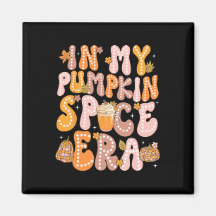 In meiner Pumpkin Gewürz-Ära Funny Retro Fall Vibe Magnet