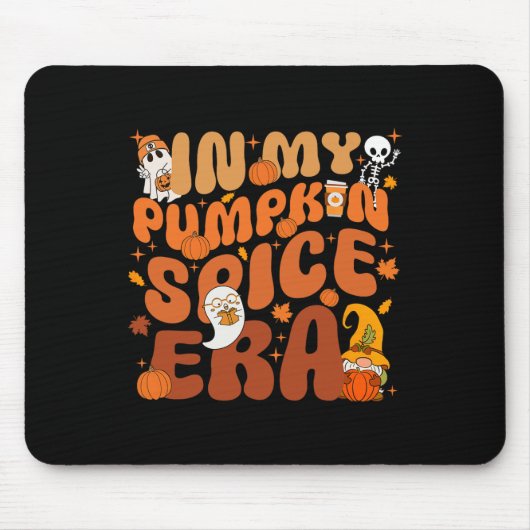 In meiner Pumpkin Gewürz-Ära Funny Retro Fall Vibe Mousepad (Vorne)