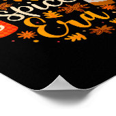 In meiner Pumpkin Gewürz-Ära Funny Retro Fall Vibe Poster (Ecke)