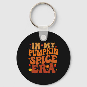 In meiner Pumpkin Gewürz-Ära Funny Retro Fall Vibe Schlüsselanhänger