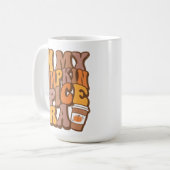In meiner Pumpkin Gewürzzeit | Pumpkin-Gewürzkaffe Kaffeetasse (Vorderseite Links)