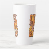 In meiner Pumpkin Gewürzzeit | Pumpkin-Gewürzkaffe Milchtasse (Vorderseite)