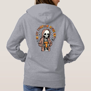In meiner Pumpkin Gewürzzeit Skelett Vor und z Hoodie