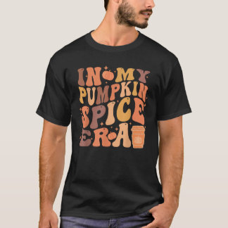 In meiner Pumpkin Spice-Ära lustige Retro-Herbstst T-Shirt