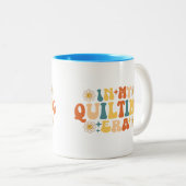 In meiner Quiltära Zweifarbige Tasse (VorderseiteRechts)